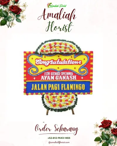 Bunga Papan Congratulation di Kemplong